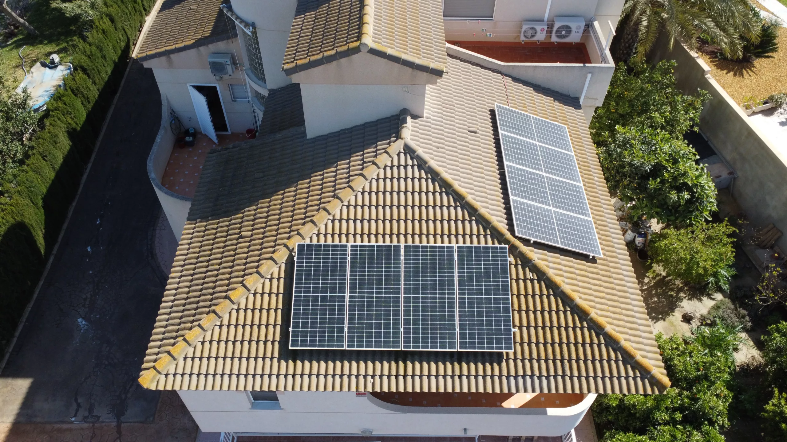 Instalación 4 kW sureste y suroeste (Huawei)