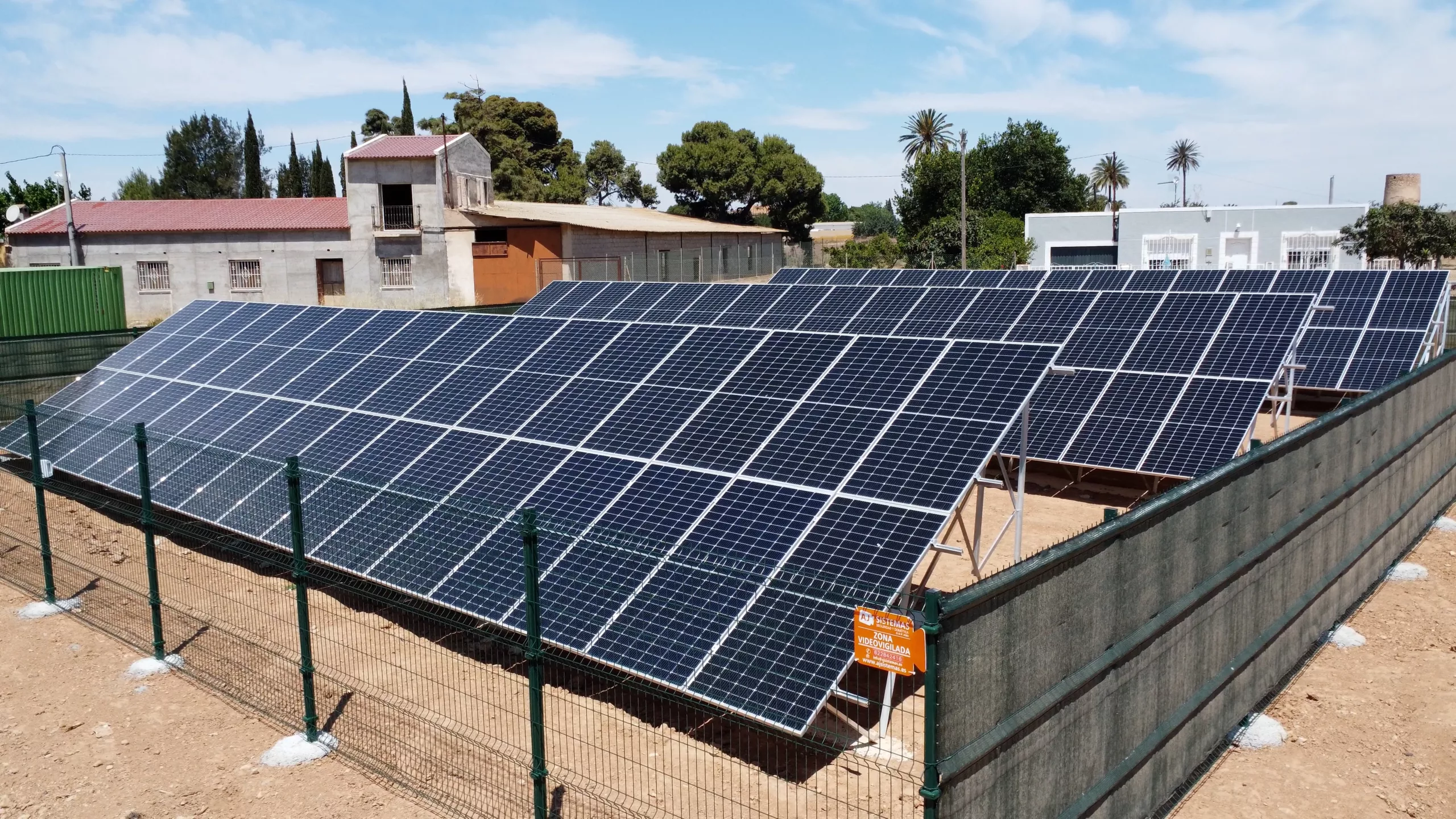 Instalación solar suelo